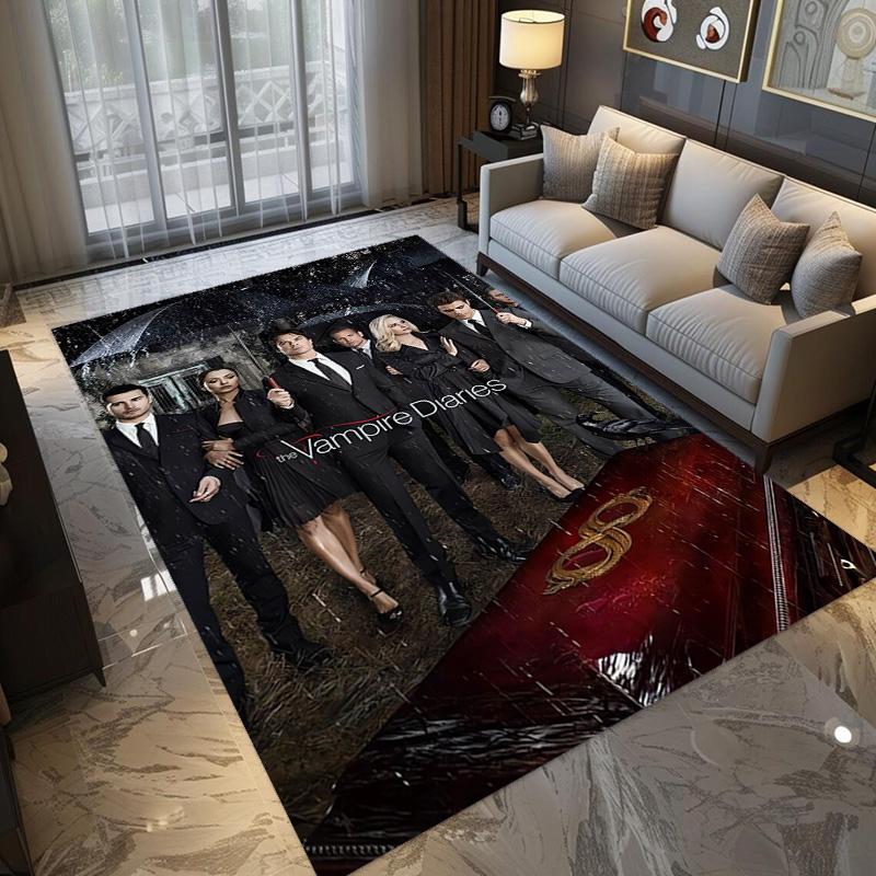 Vampire Diaries: Rainy Night Gathering carpet Suitable for all seasons Home Decor Room Christmas gifts Dormitory decoration