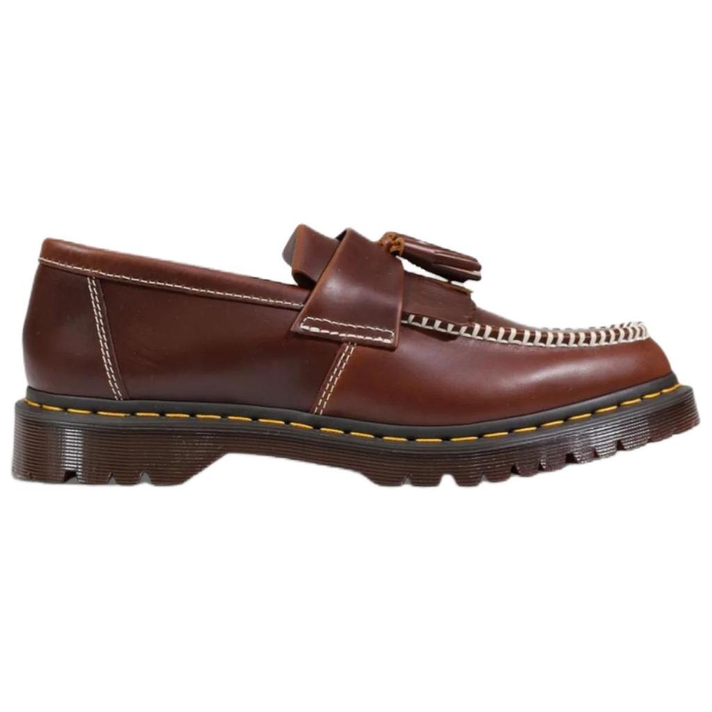 Dr. Martens Adrian Ben Butterscotch Orleans Leather Minimalist Comfortable Loafers Men loafers Red-Brown 42849200