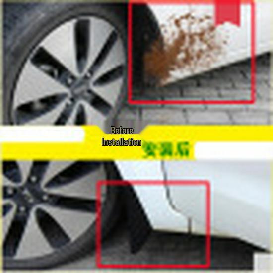 2021-2022 Mitsubishi Outlander & Outlander PHEV Soft Rubber Mudguards Accessories