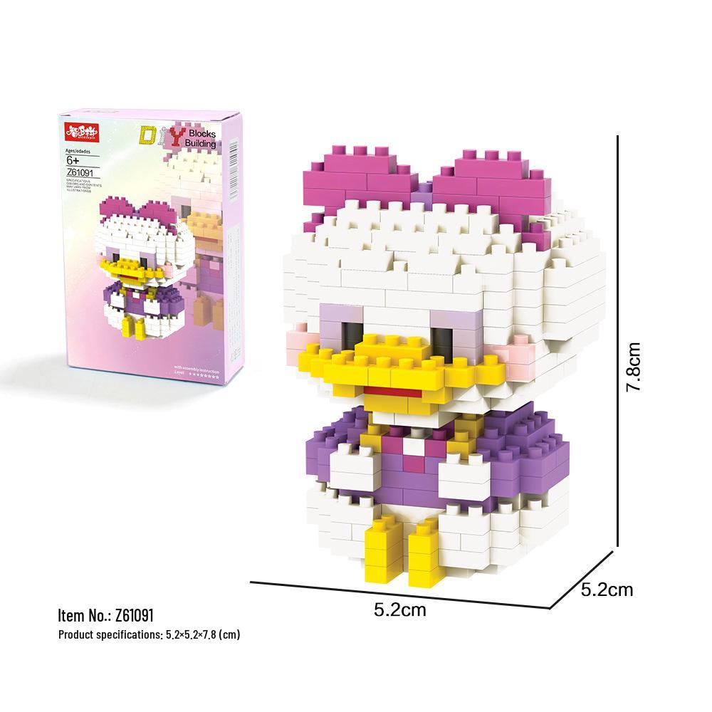 Kuromi and My Melody Compatible Building Blocks for Girls - Sanrio-Inspired Toys