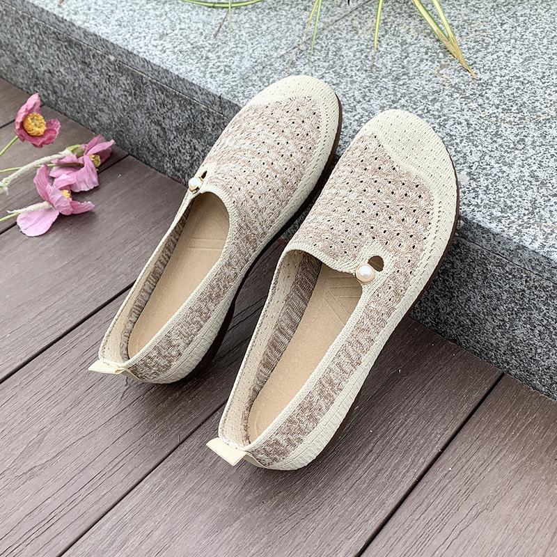 Sapatos Femininas Women Casual Sweet Anti Skid Slip On Flat Loafers Zapatos De Mujer Lady Cool Black Comfort Dance Shoes