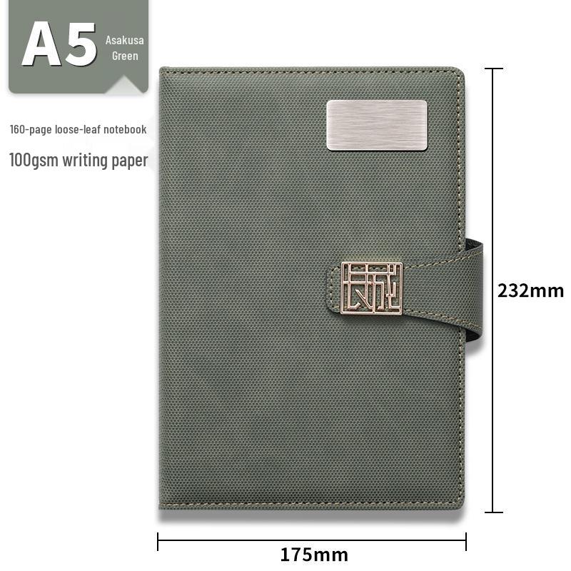 A5 Loose-Leaf Business Diary & Customizable Notebook Gift Set