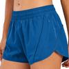 Women's Sports Running Shorts, Quick-drying And Lightweight Fitness Shorts With Zippered Pockets