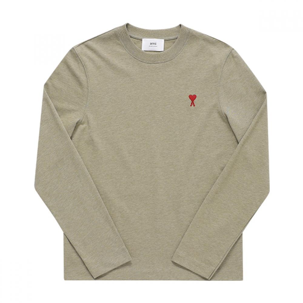 Ami Small HearT Logo Unisex Long Sleeve T shirT uTs205 726 366 UTS205 726 366 (L)