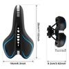 GEL Cushion Bike Seat Soft PU Leather Comfortable Bicycle Saddle for Mountain Road Bikes Shock Absorbing Cycling Accessories
