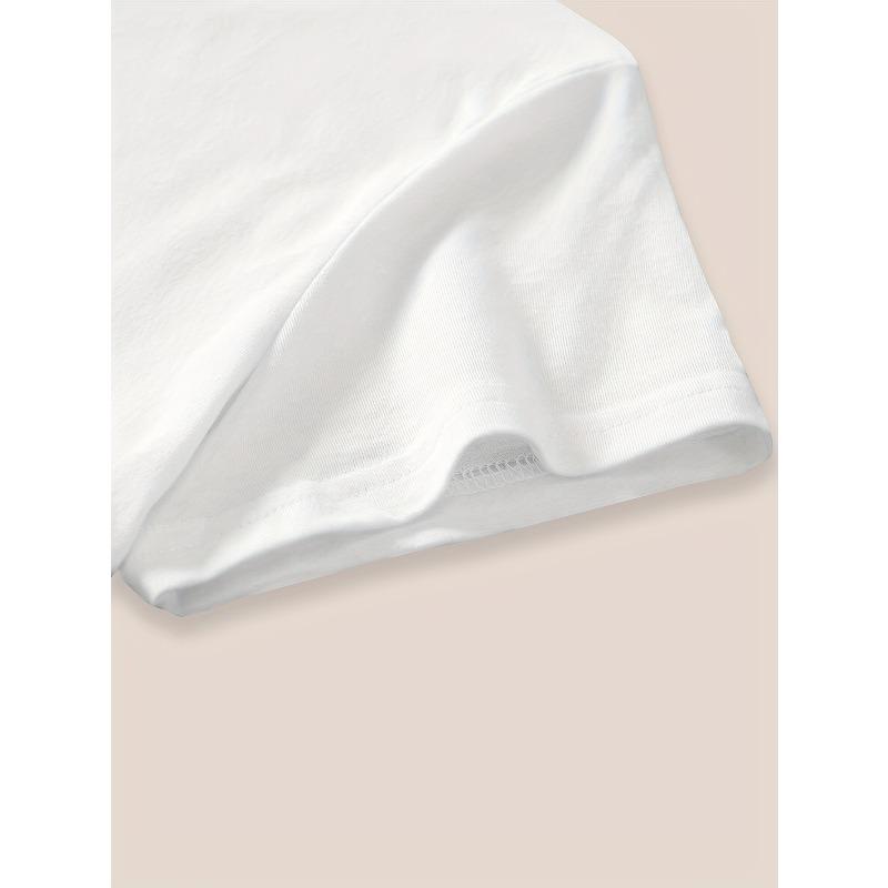 European Size Women'S Casual Short Sleeve T-Shirt with Vibrant Butterfly & Floral Print, Round Neck, Spring/Summer Top, Floral Graphic Shirt