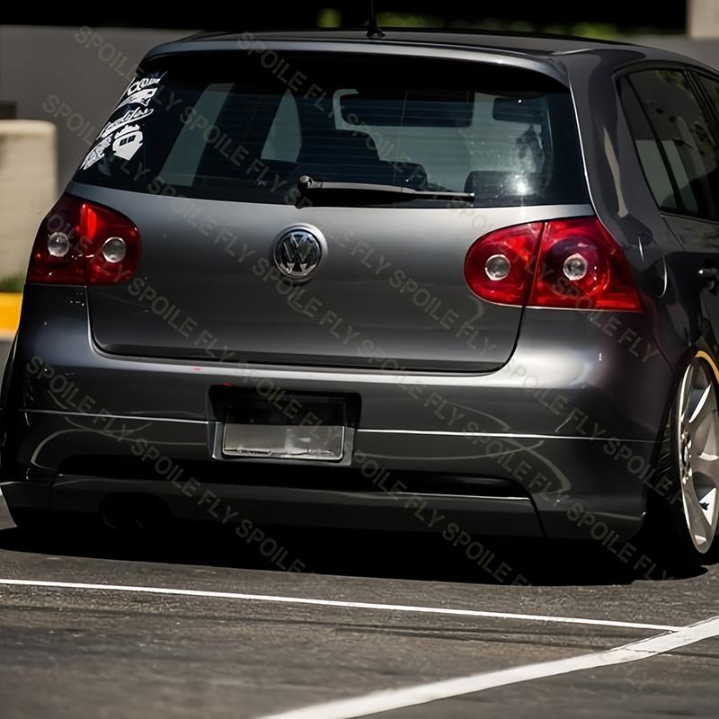 For VW Golf 5 MK5 Standard Edition TSI TDI FSI 2006-2009 High Quality ABS Upgraded GTI Style Car Rear Roof Spoiler Glossy Black