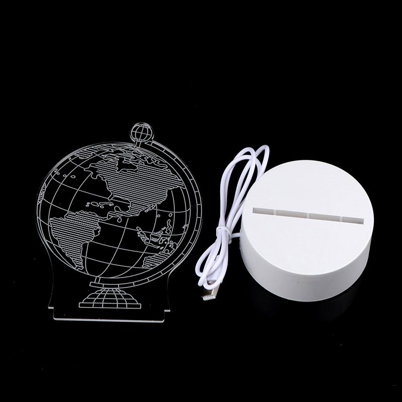 3D Plate Led Lamp Creative Night Lights Novelty Illusion Night Lamp Table Lamp Home Decorative Gift