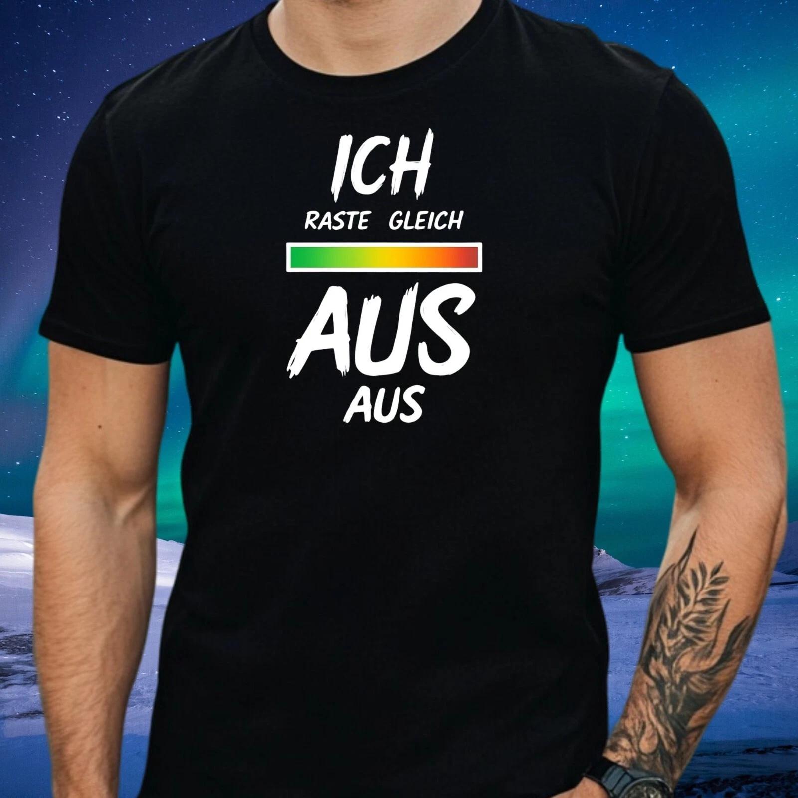 T-Shirt Herren Ich raste Gleich aus Motiv Baumwolle Größe S bis 5XL XL