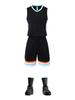 Summer College Student Tank & Short Sleeve Basketball Uniform for Outdoor Training and Fitness
