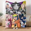 1pc NARUTO (3) Blanket, Gift, for Men and Women, Soft Blanket, Good for Sofa Bed Couch Travel, Lightweight Flannel Blanket
