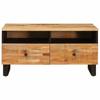 Coffee Table Brown 80 X 54 X 40 Cm Solid Mango Wood