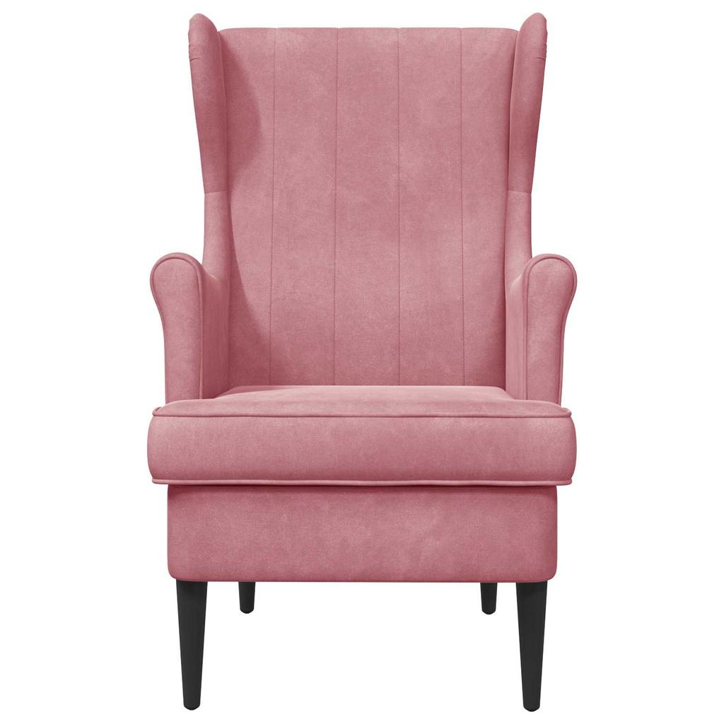 Pink Velvet Armchair