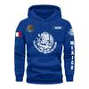 Sweat à capuche Drapeau Mexicain Aigle avec Cactus Pirate Quotidien Extérieur Fitness Sport Décontracté Chaud Automne Hiver Hommes Femmes Haut