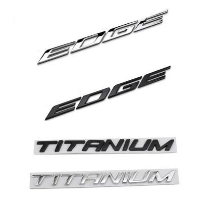 Emblème de Coffre Arrière de Voiture Chrome Badge Autocollant Autocollants pour Mondeo Taurus Ecosport Kuga Edge Explorer