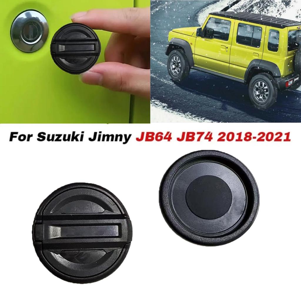 MOREFULLS Jimny Dedicated Accessory Keyhole Cover, Waterproof, Dustproof, Dirt Blocking, Black, Jimny JB64 Series,