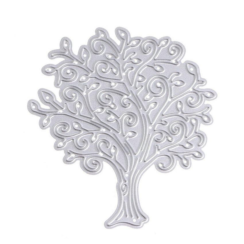 Kevadised puulõikamisvormid Metallist šabloon DIY scrapbooking Album Paberkaart Reljeefne Käsitöö Die Cut Plant