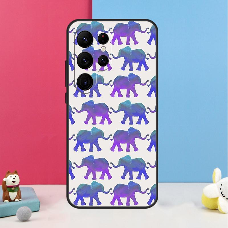 Baby Elephant Case For Samsung Galaxy S26 S23 Ultra S20 S21 S22 S24 S25 Plus S10 S25 FE Back Cover Shell