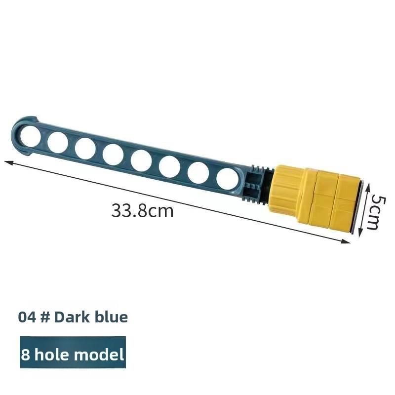 8-hole Portable Buckle Clothes Drying Rack Artifact Windowsill Balcony Hanging Clothes Drying Window Portable Travel Wardrobe