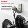 Aluminum Alloy Invisible Folding Coat Hook - Punch-Free, Multi-functional, Solid, Hidden Wall Mount