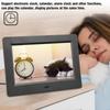 7 Inch 800*480 HD Digital Photo Frame Screen Multiple Languages Screens Ratio 16:9(black  )