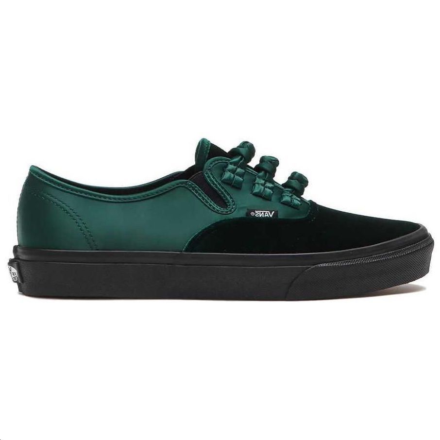 Vans Billys X  Authentic Series Kung-Fu Comfortable Durable Low-Top Skate Shoes Unisex Sneakers Black Green BILVANAKNGG