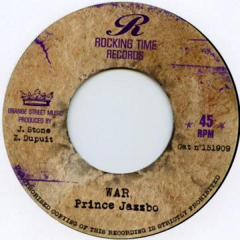 7inch Record PRINCE JAZZBO - War 151910 Rocking Time Re 2016 Europe Reggae, Ska & Dub Used