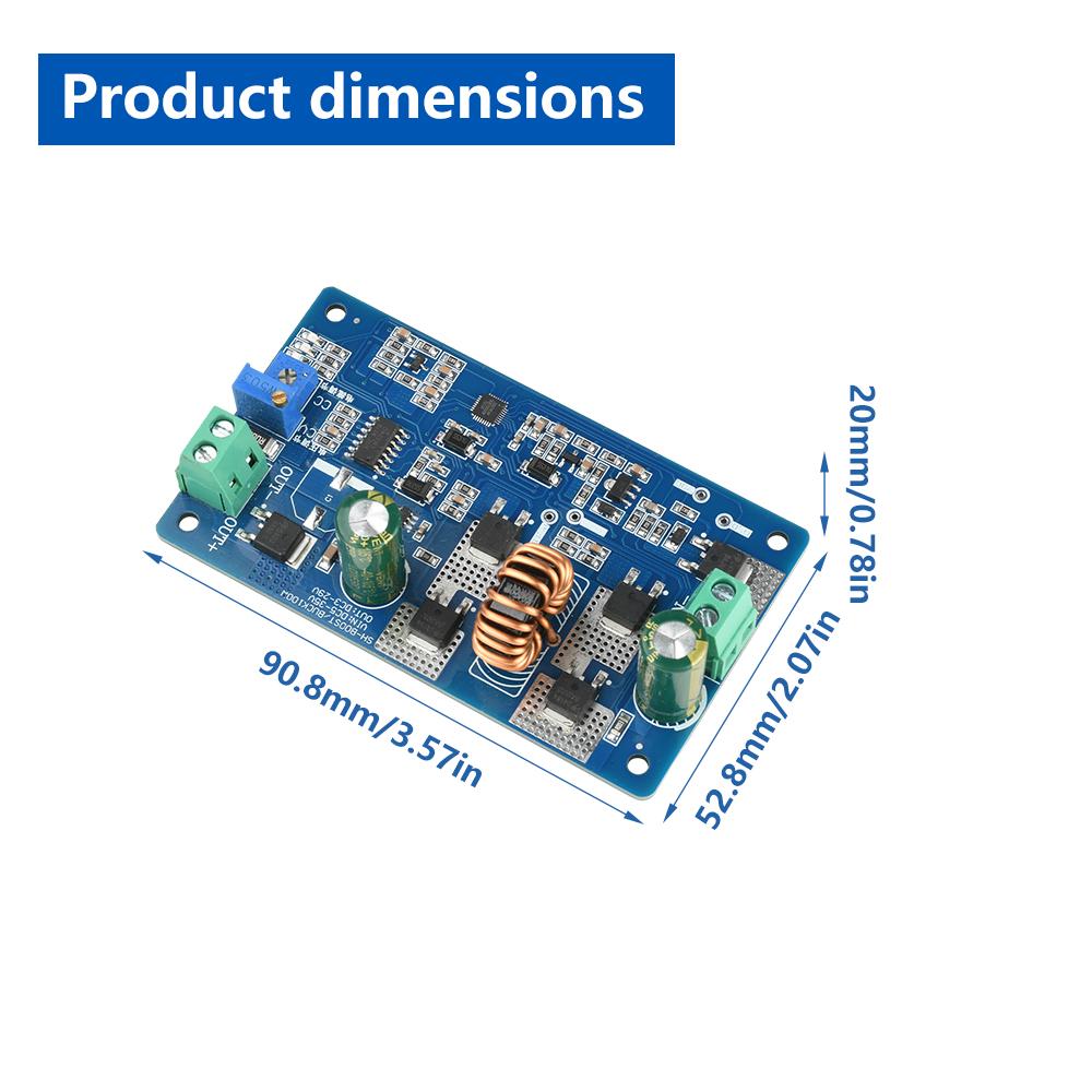 DC 5-35V 10A Auto Boost Buck High Power Constant Voltage Constant Current Battery Charging LED Driver Module