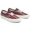 Vans Authentic 44 DX Unisex Low Top Plaid Sneakers Red Brown VN0A5KX4RGR