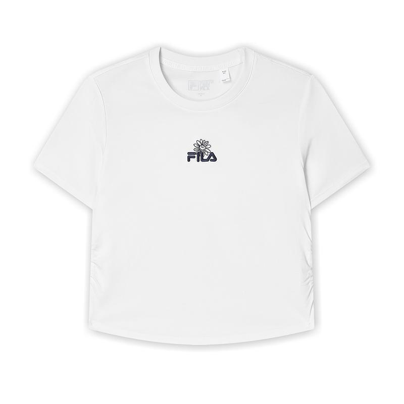 New FILA ORIGINALE T Shirt Women's Cloud White F11W429117FWT