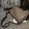 TS JYL laptop bag,Vintage Korean Men Shoulder Bag Casual Crossbody Travel Leather Satchel