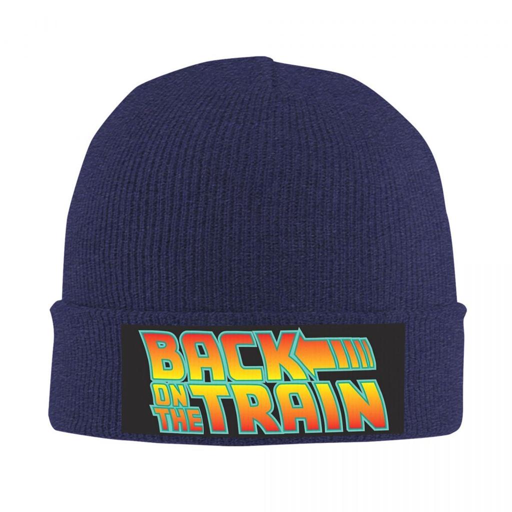 Retro Back To The Future Warm Knitted Cap Hip Hop Bonnet Hat Autumn Winter Outdoor Beanies Hats for Unisex Adult