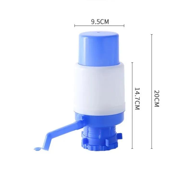 Wasserflaschen Pumpe Manuelle Handdruck Trinkbrunnen Druckpumpe Wasserpresspumpen mit einem extra kurzen Schlauch Lebensmittelqualität