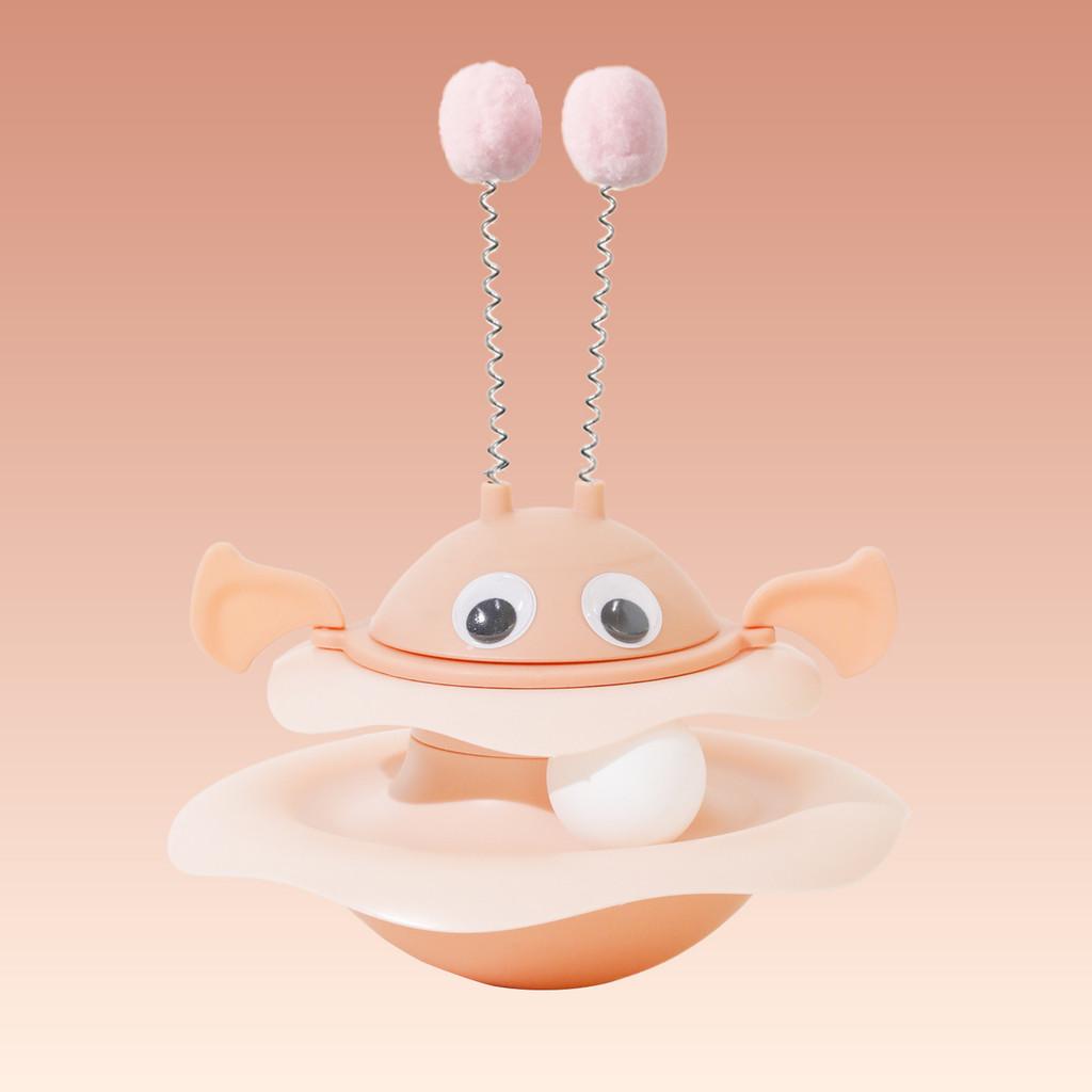 Cat Toy Set With Inflatable Bee Wobbler And Play Wheel For Interactive Play And Gift