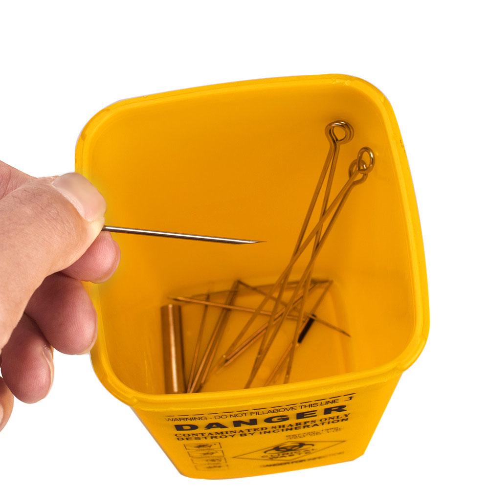 

Контейнер для відходів татуювання Сміттєвий бак Контейнер для голок Сміттєвий бак з кришкою