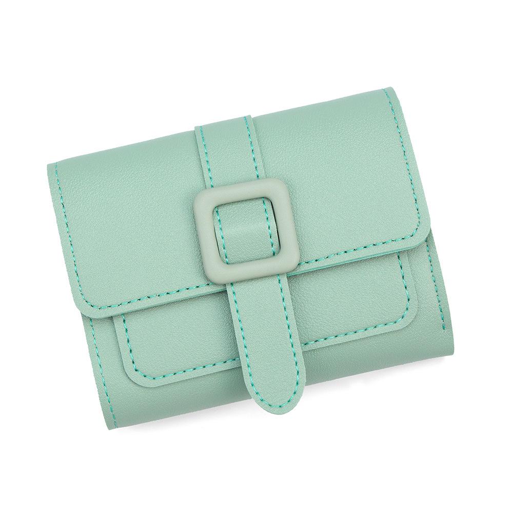 Elegant Women's Short Wallet Coin Purse with Multiple Card Slots