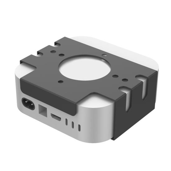 Mini Desktop Computer Metal Mount Heavy Duty Anti-Slip Behind Monitor Under-Desk Mini Computer Holder