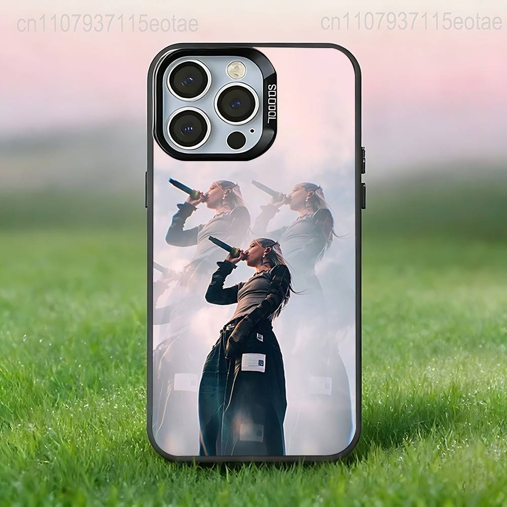 Y-Young Miko SINGER Phone Case For iPhone 17,16,15,14,13,12,11,Pro,XS,Max,Plus,Mini,SE4,E Black Matte Shockproof Cover