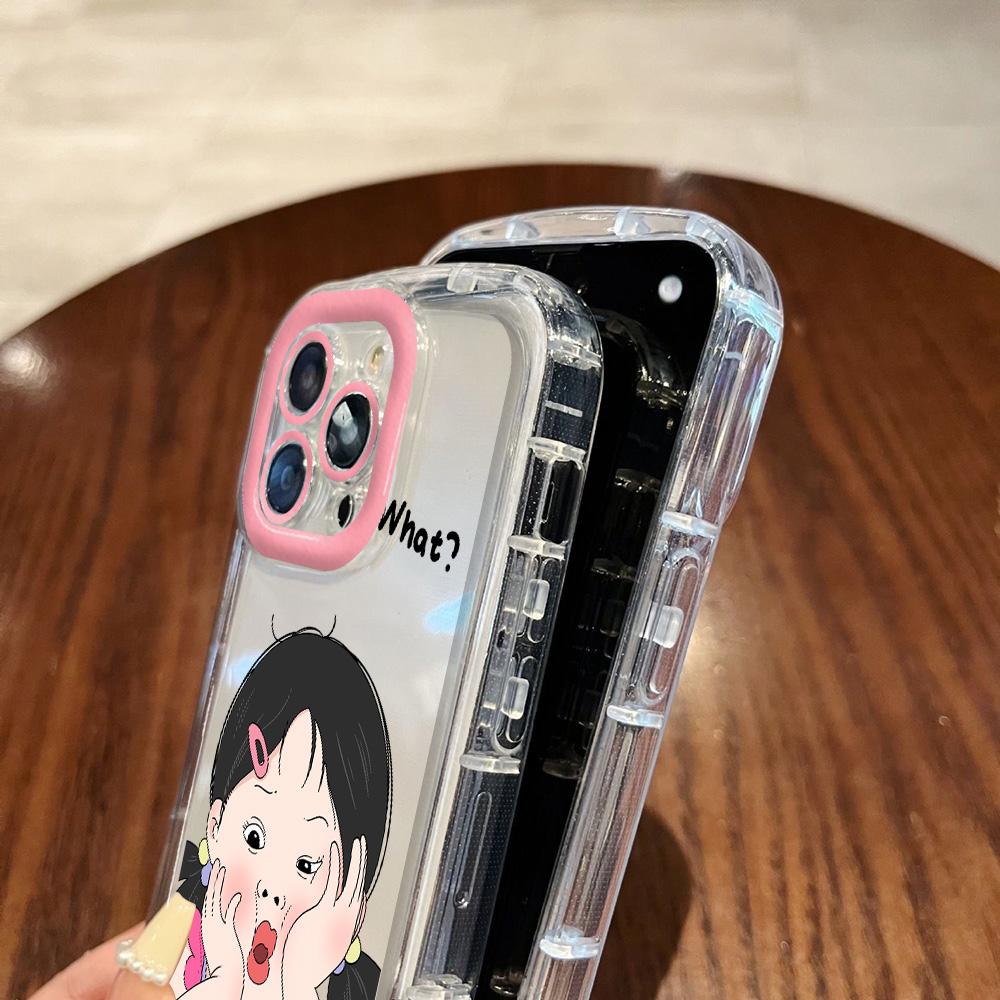 Handyhüllen für iPhone 11 13 XR 15 Pro Max 12 14 Pro Max Hülle iPhone 16 7 Plus 8 Plus XS Max Cartoon-Muster Anti-Drop-Schutz Stoßfest