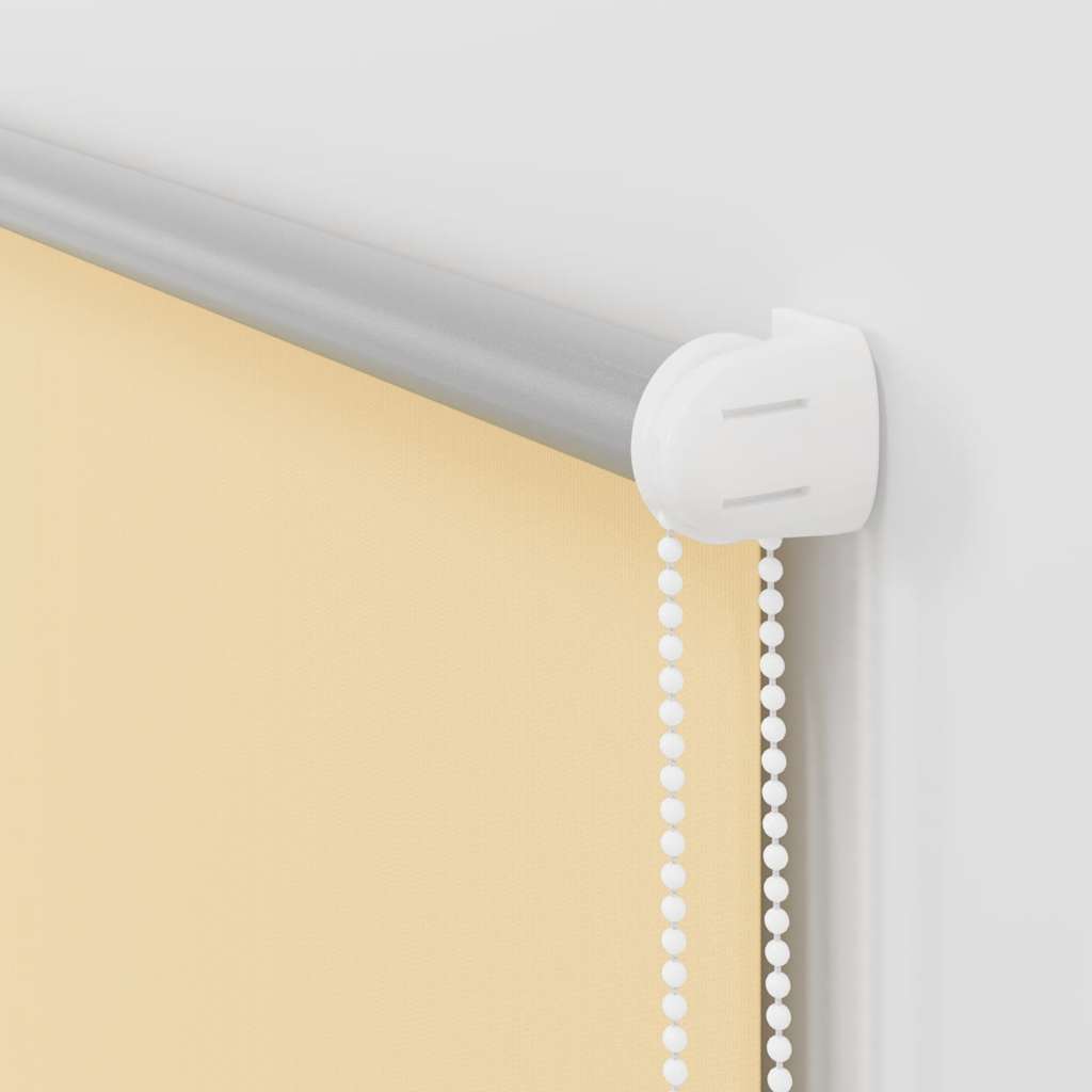 Blackout Roller Blind Beige 60 x 130 cm Fabric Width 55.7 cm Polyester