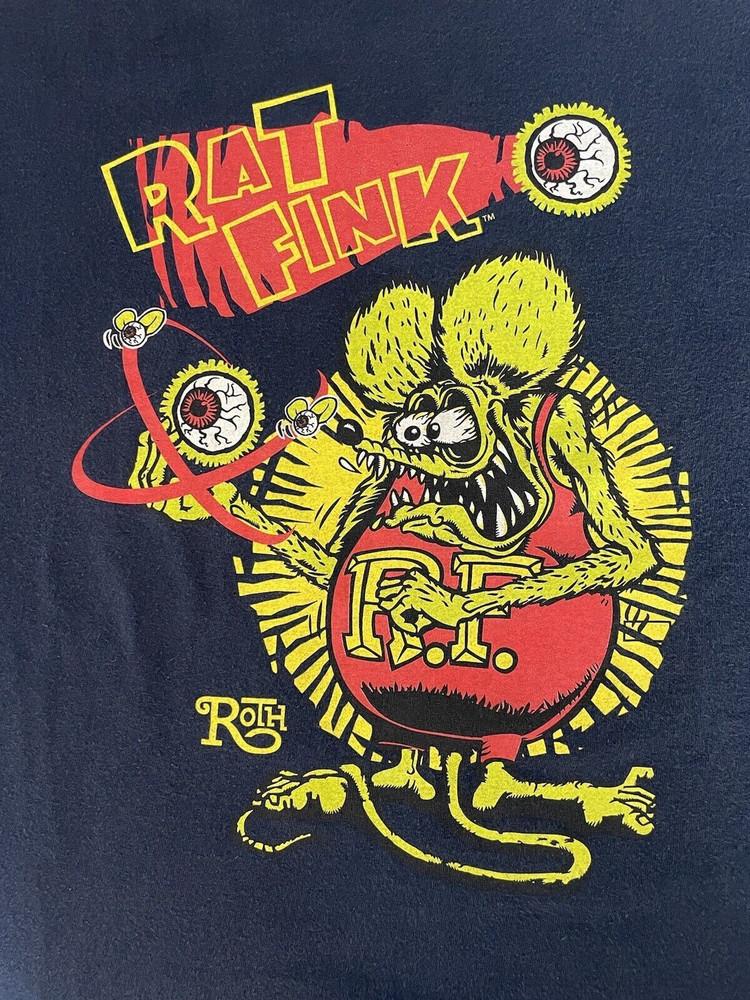 Ed Big Daddy Roth Rat Fink Maglietta Unisex Adulto S Fino a 5XL GS110 T-shirt Unisex