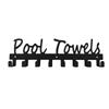 Wall Hook Rack Sturdy Towel Hanger Organizer for Bathroom, Entryway