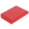 2pcs Empty Watercolor Box Paint Storage Palettes Box Portable Plastic Painting Pigment Box For Acrylics Lipsticks Red