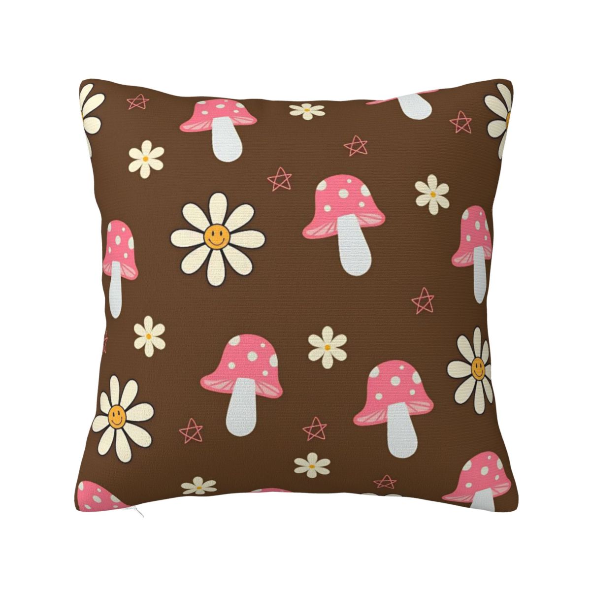

Dark Dream Forest Mushroom Pillowcase Polyester Cushion Cover Gift Pillow Case Cover Bed Square 4545cm 30x30cm 12x12in