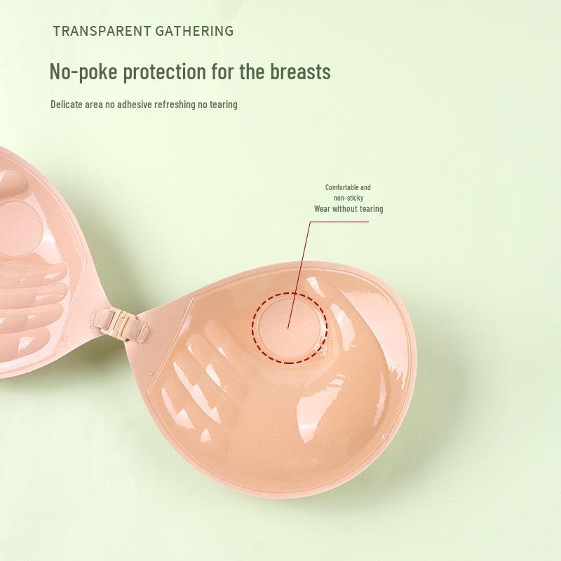 Thickened 3CM Palm Cup Invisible Bra & Nipple Covers for Wedding Dresses and Evening Gowns