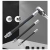 ABYN-Flexible Socket Extension Bar Set 1/2" 1/4" 3/8" Shaft Drive 12"  10" 8" 6" Flexible Socket Extension