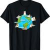 Cat Earth Cute Cats Funny Cat Meme For Cat Lover T-Shirt