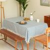 Dining Table Coffee Table Tablecloth Jacquard Cotton And Linen Lattice Fringed Lace Rectangular Pastoral Tablecloth