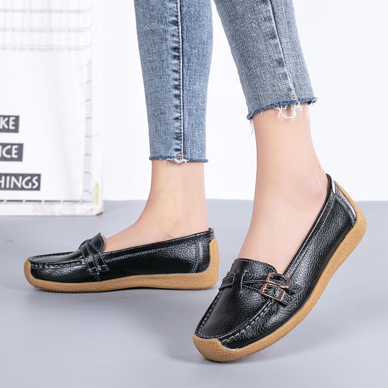 Moda de verano Mujer Transpirable Walking Mocasines Zapatos de cuero Cómodo  Fondo suave Casual Caminar Zapatos de madre antideslizantes comprar a buen  precio — entrega gratuita, reseñas reales con fotos — Joom