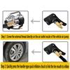 1Pcs New Car Tire Air Chuck Inflator Pump Valve Connector Clip-on Adapter Car Tyre Wheel Valve Brass Portable Inflatable Pump